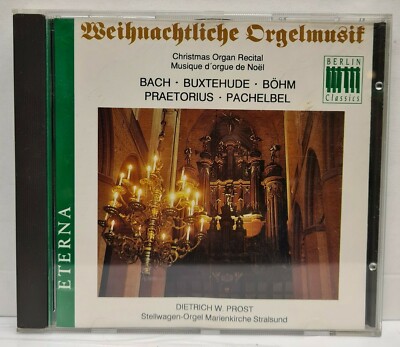 CD Weihnachtliche Orgelmusik - Dietrich W. Prost - Stellwagen-Orgel Stralsund
