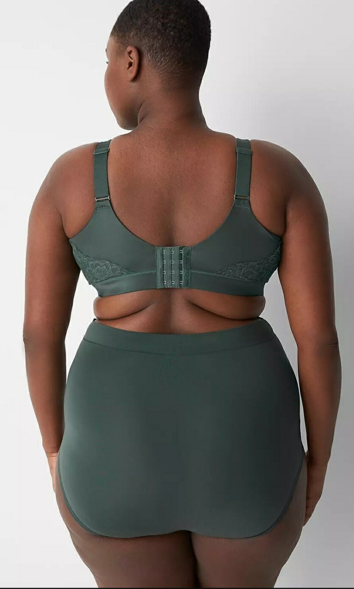 Lane Bryant Olive Green Comfort Bliss High Waist Brief Panty Plus