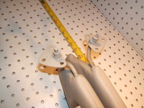1991 Range Rover SE Front Left & Right GRAY Sun OEM 1 set of 2 Visors & 1 Clip - Picture 10 of 12