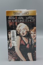 Marilyn Monroe Tony Curtis Jack Lemmon Some Like It Hot VHS Factory Sealed