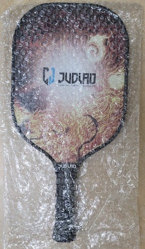 Juciao Fire Dragon 4.5" Handle Pickleball Paddle Carbon Fiber Composite USA - Picture 2 of 2