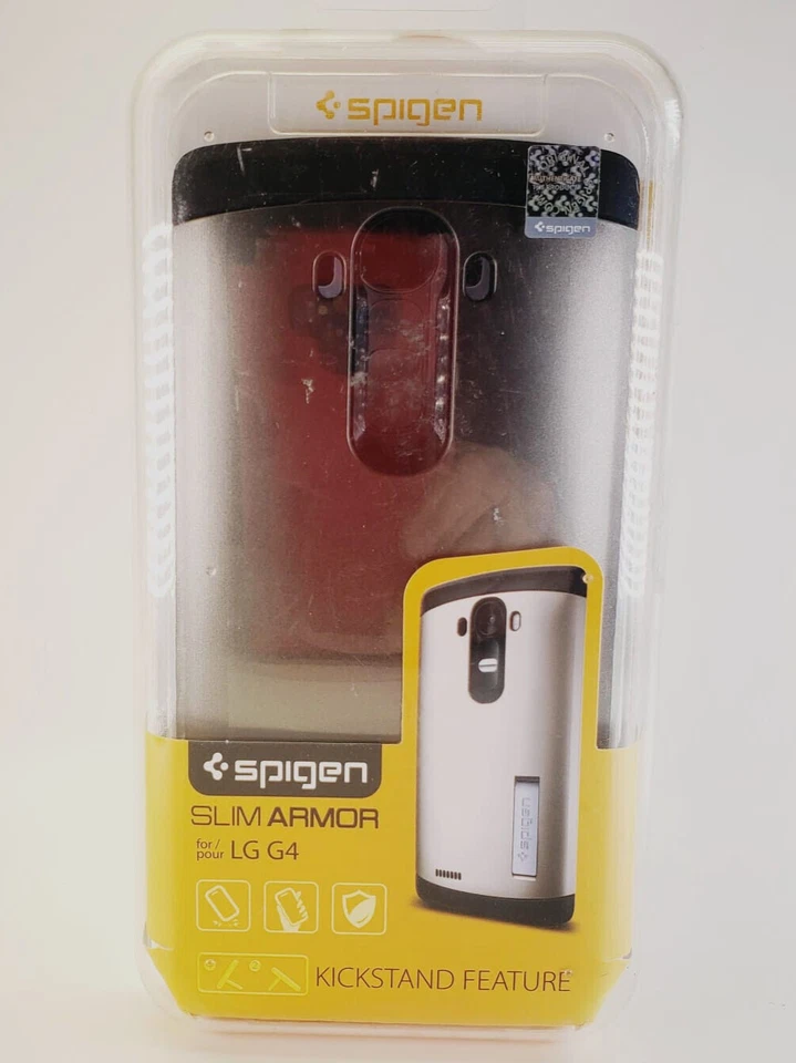 Spigen Slim Armor Case for LG G4 - Gunmetal - Image 3 of 4