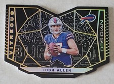 🔥🔥 JOSH ALLEN 2018 PANINI OBSIDIAN VITREOUS VI-8 DIE-CUT ROOKIE 01/50 🔥🔥 #1!