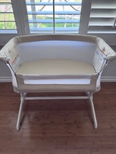 Baby Delight Beside Me Serenity Bassinet  Lightweight Bedside Sleeper Oat NEW