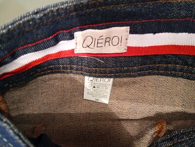 Jeans-Wickelrock, ''Quiero'' Gr.34 Jeansrock Blau Denim  Neu