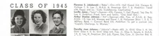 ARTE JOHNSON SENIOR HIGH SCHOOL YEARBOOK, 1945 AUSTIN HIGH SCHOOL YEARBOOK