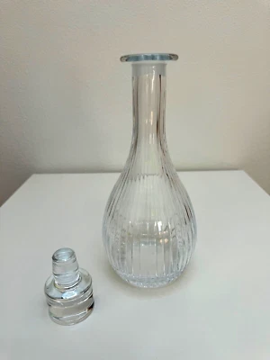 Glaskaraffe Glaskrug Krug Wasserkrug Karaffe Wasserkaraffe Kanne 900ml 31cm NEU - Bild 1 von 3