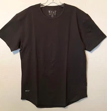 BYLT Premium Basics Lux Drop Cut Stretch Short Sleeve Dark Gray T-Shirt Men's L