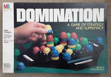 DOMINATION Board Game © 1982 Milton Bradley - Complete with