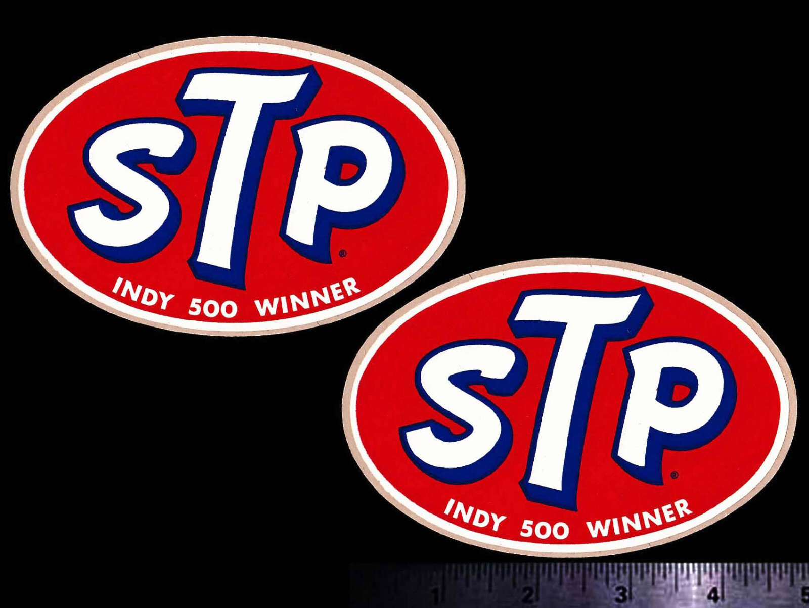 STP Indy 500 Winner - Set of 2 Original Vintage Racing Decals/Stickers ...