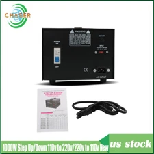 Voltage Converter Transformer Step Up/Down 110v to 220v/220v to 110v 1000W New
