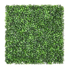 20"x20'' Artificial Boxwood Leave Mat Wall Hedge Decor Privacy Fence Panel Grass