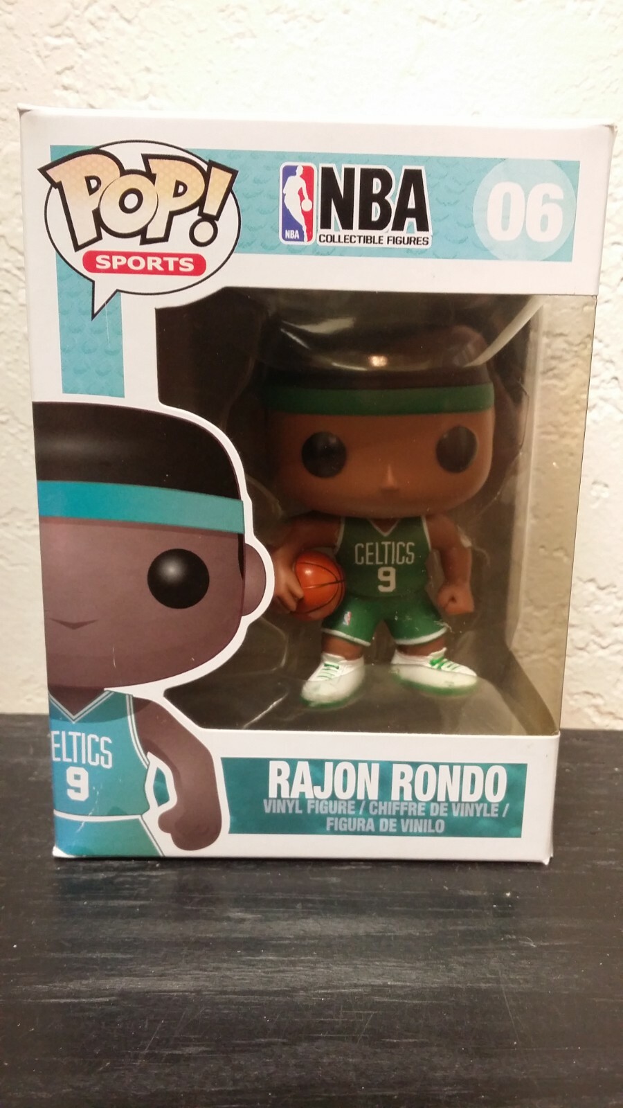 Funko Pop Nba Baloncesto Rajon Rondo #06 Boston Celtics Serie 1 Bóveda/Retirada
