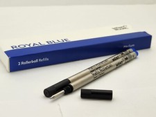 MONTBLANC ROLLERBALL REFILLS MEDIUM ROYAL BLUE - Pack of 2 128233 