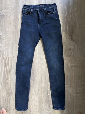 Womens Stretch Denim Skinny Jeans Sz4 Zara Women Brand Made