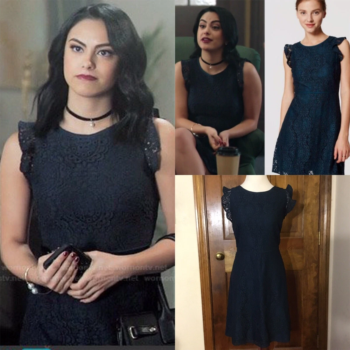 Loft black lace dress cheap