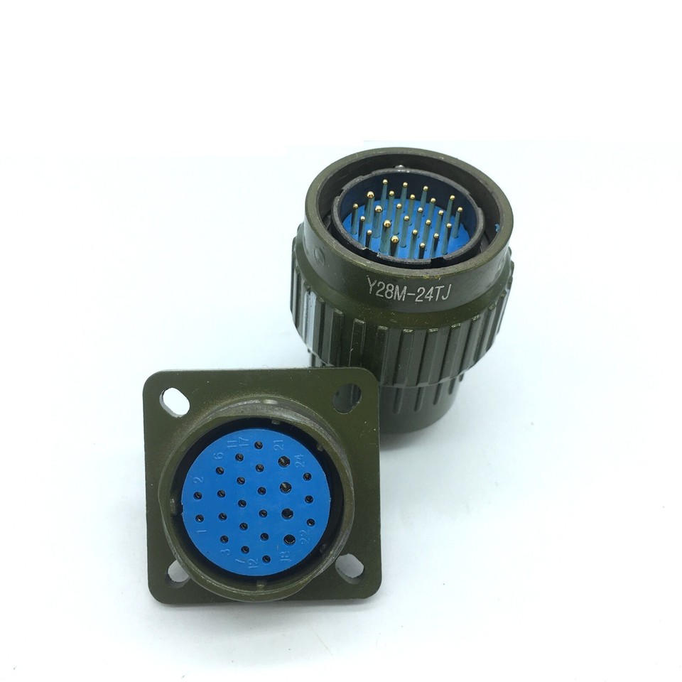 Connecteur Aviation Boucle Rapide Y28M - 7 à 37 Broches, Idéal Pour Câblage Pro