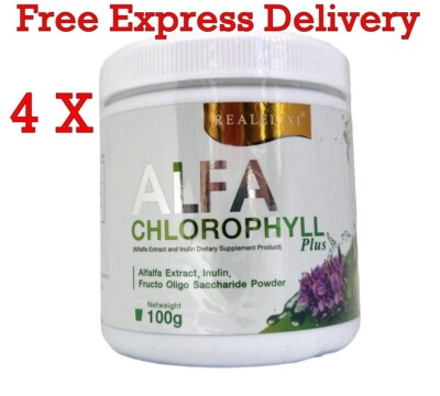 Real Elixir Alfa Chlorophyll Plus Diet Supplement Detox Anti Aging Rich Vitamins