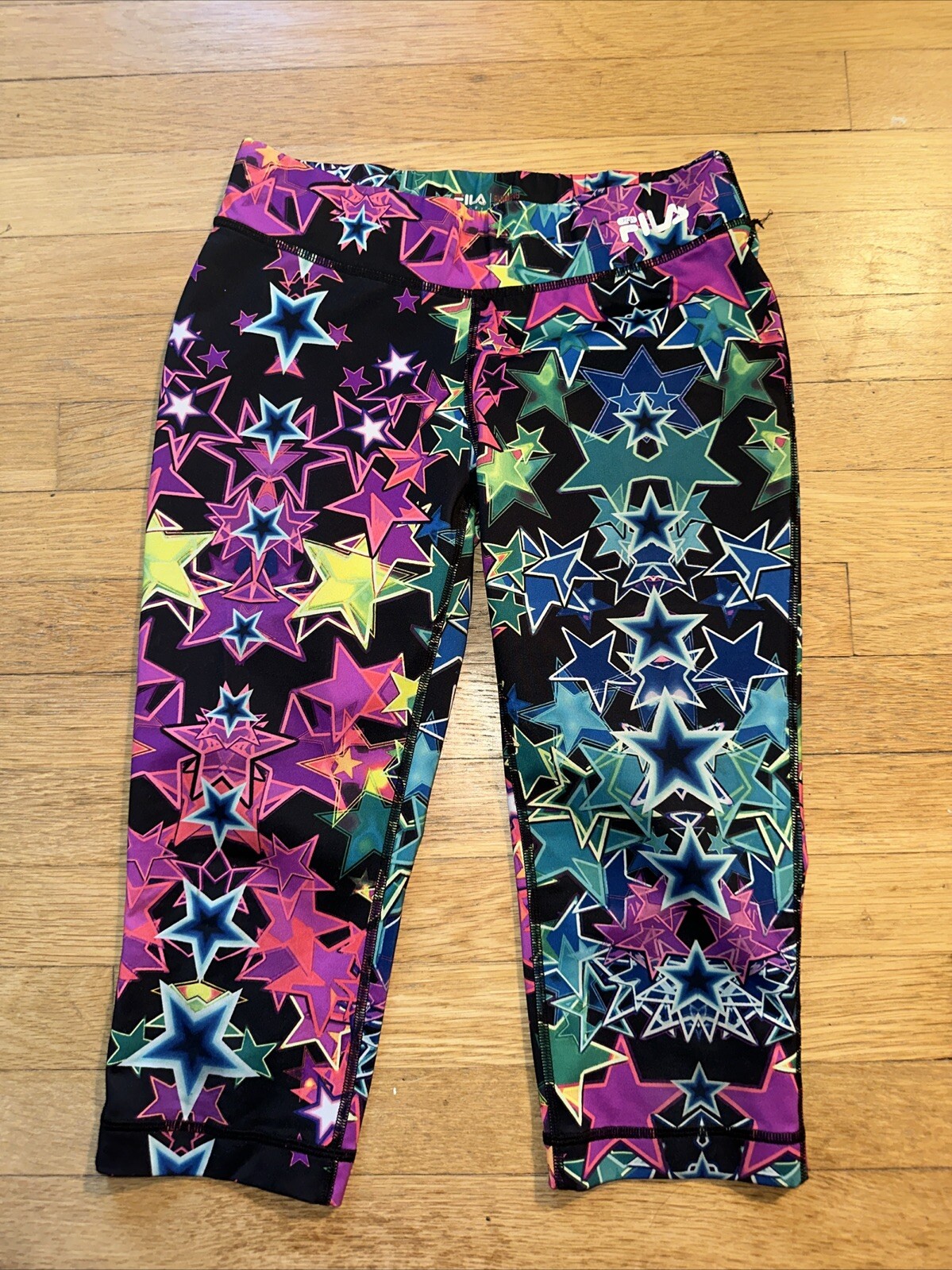 FILA Leggings Capri colorati taglia XS in spandex poliestere