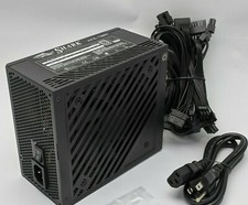 Quiet Fan 750W 2x PCIE Black 80plus Gaming PC Power Supply ATX/EPS 12V w/UL cord
