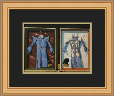 Salvador Dali Night and Day Clothes Custom Framed Print