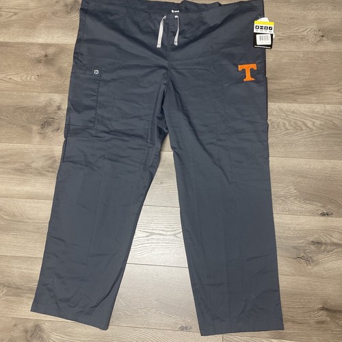 2 Wonderwink Unisex Drawstring Gray Scrub Pants Size 2XL College Tennessee UT - Picture 3 of 8