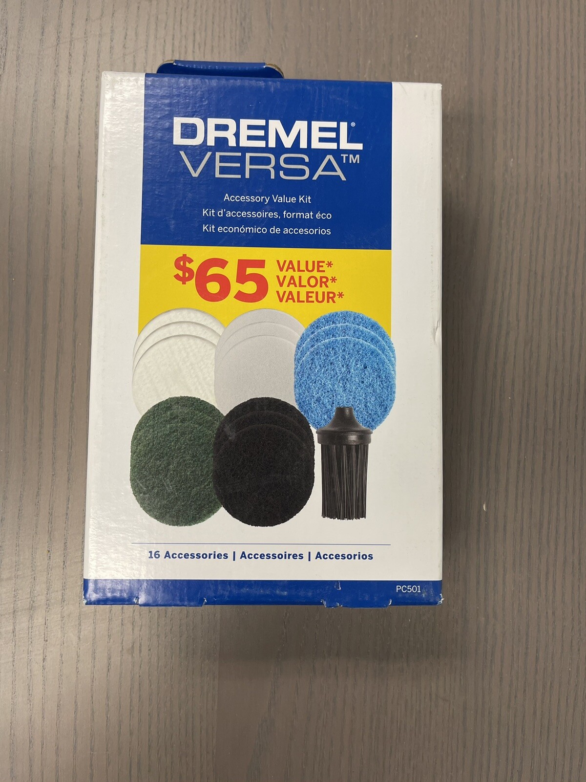 Dremel Versa Accessory Mega Kit 15 Pad set plus Corner Brush and