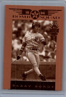 1994 Triple Play #4 Barry Bonds Bomb Squad
