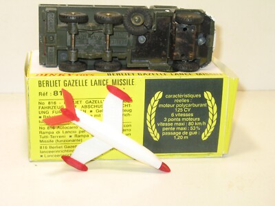 DINKY TOYS, camion berliet militaire FRANCE lance missile nord R-20 T