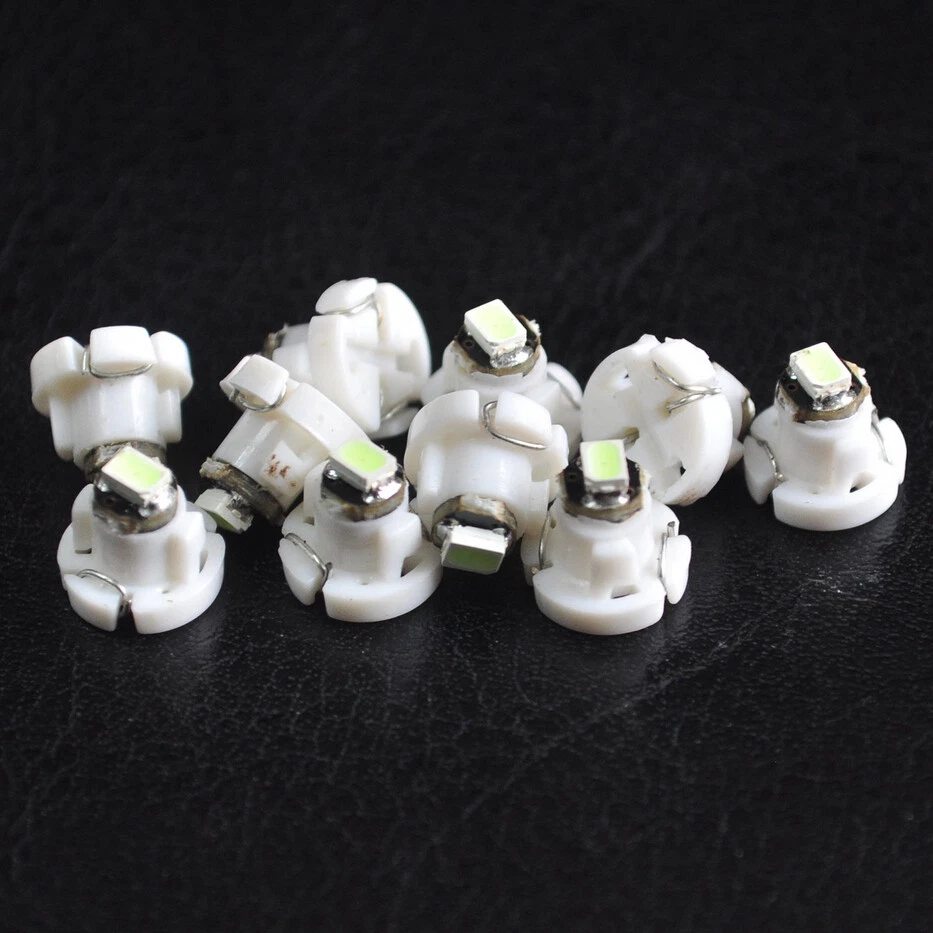 10x T4.2 Neo Wedge 1-SMD LED Lamp Cluster Instrument Dash Climate Bulbs Lights - Image 3 of 4