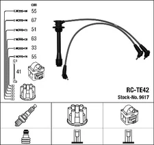NGK 9617 Ignition Cable Kit for Toyota