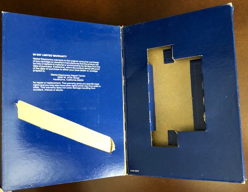 Space Hawk from Mattel Electronics for Intellivision Empty Box signed - Picture 4 of 11