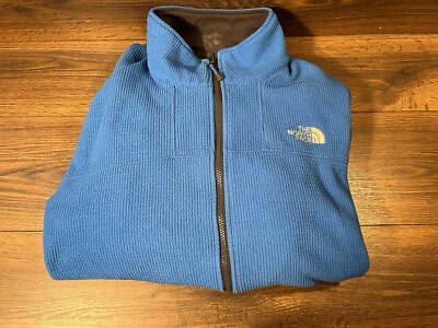 The North Face Never Stop Exploring Full Zip Fleece Men's Blue Jacket Size XL