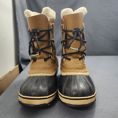 Sorel Youth Big Kid Size 6 Boots Yoot Brown Waterproof Winter NY 1880-259 - Picture 2 of 12