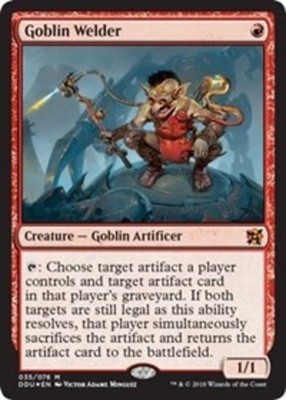 Light Play x 1 Goblin Welder - Foil Duel Decks: Elves vs. Inventors