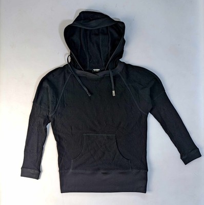 DIRK BIKKEMBERGS Sport Couture Black Hoodie Sweatshirt Size M