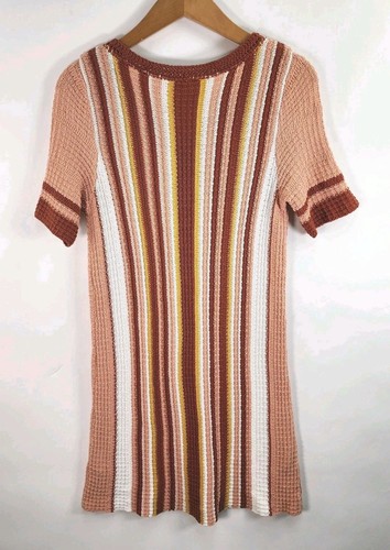 Free People Lutscher Kleid Damen S Häkel Quaste Mini Boho Festival Coachella - Bild 3 von 11