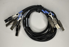 Lot 4 EMC Amphenol Mini-SAS SFF-8088 to SFF-8088 Molex 2 Meter Cable 038-003-787