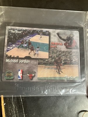 1998 NEW Collectible/Premier Replay JORDAN Game 6 ''The Shot'' NBA Full Motion 3D
