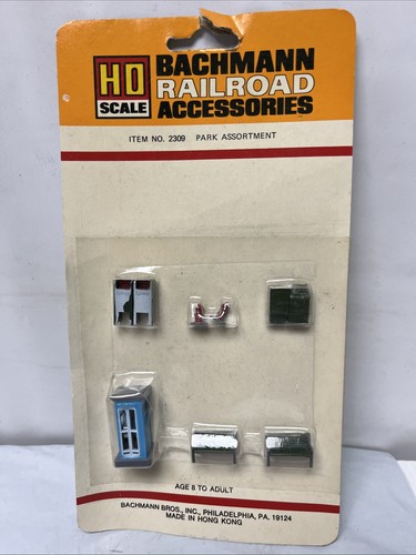 DE COLECCIÓN RAILROAD PARK SURTIDO ACCESORIOS MODELO ESCALA HO # 2309 | Condition: New