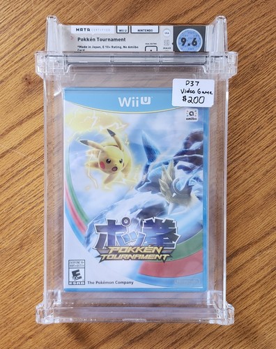 Pokken Tournament Nintendo Wii U Sealed Graded WATA 9.6 A+ - Picture 1 of 4