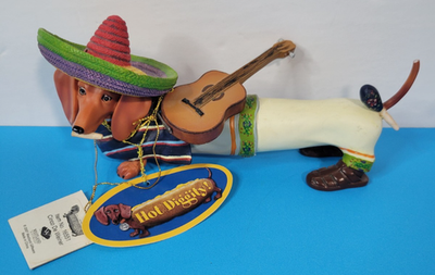 超希ラス1点BIGクッションアメリカブランド Dog DigginDesigns Westland Hot Diggity Dog Dachshund 