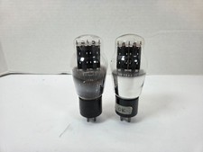 Coppia di Sylvania? Tubi amplificatore superiore a molla piastra nera 2A3