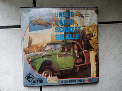 Unser Käfer schafft sie alle -   Super 8mm , 120   meter,color. ,ton -