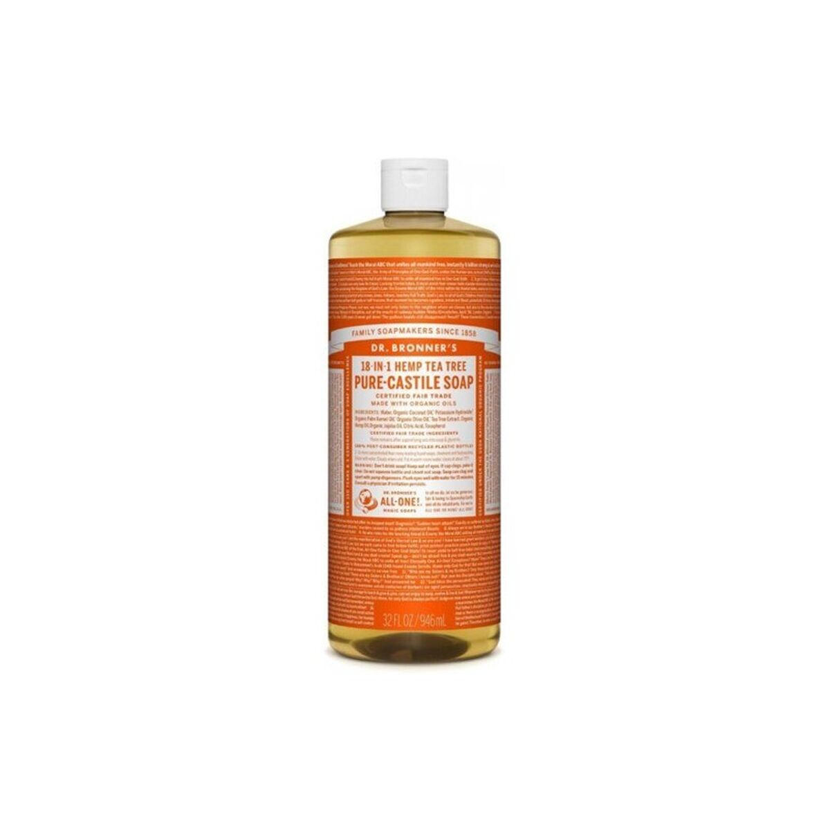 Sapone Liquido Dr Bronner's Hemp Tea Tree 945 ml