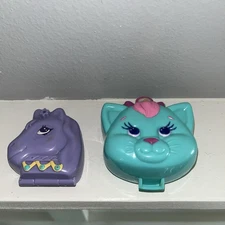 Polly Pocket 1995 Western Pony Arabian Beauty Pony Parade 1993 Cuddly Kitten