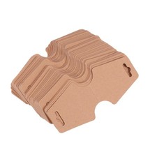 100 Pcs Necklace Wrapping Card Bracelet Display Cards Paper Tags Blank