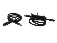 Firewire 1394 Cables Male to Male Standard 6 Pin 48in-78in Lot of 2