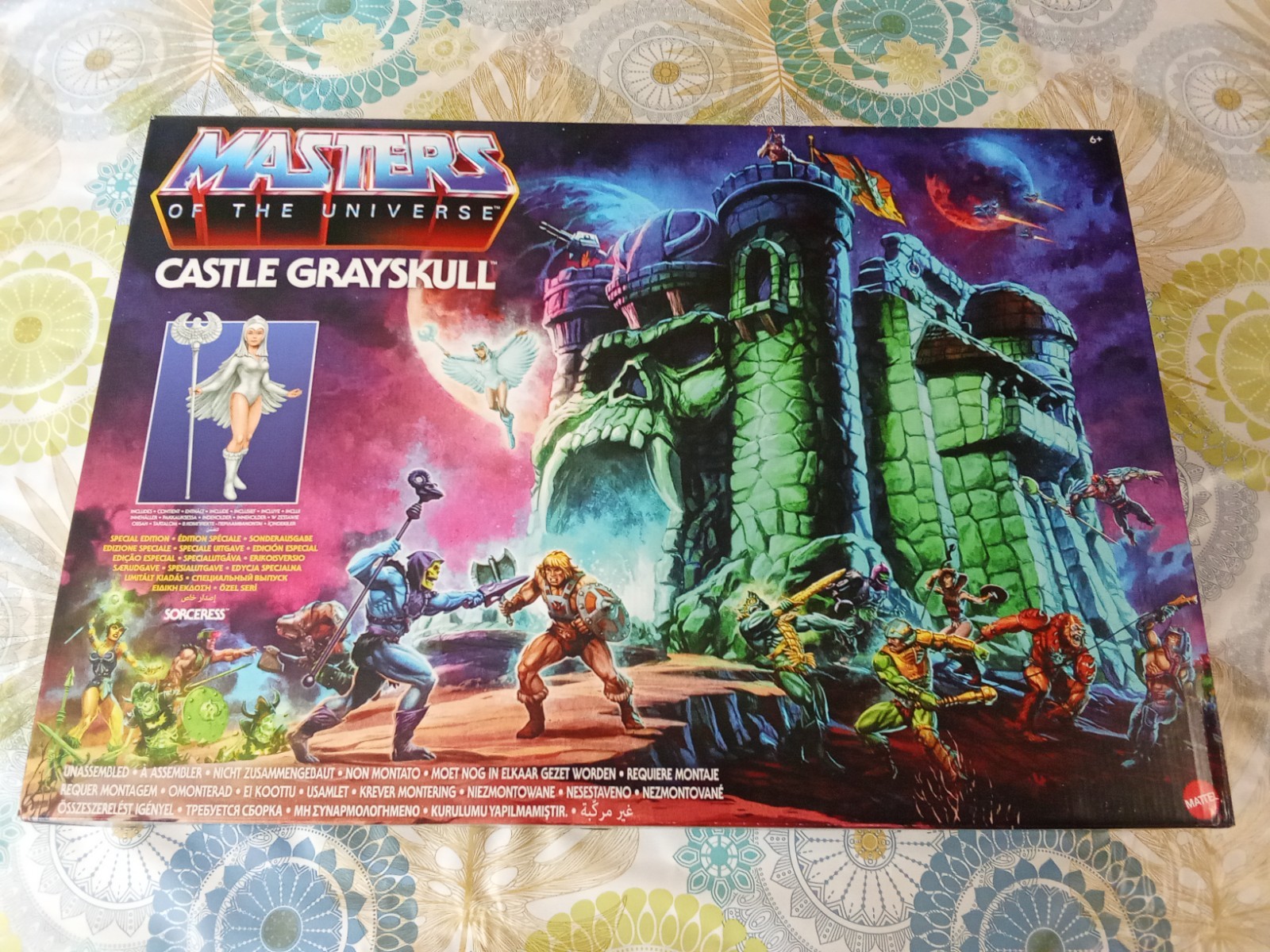 Castle Grayskull Masters of the Universe univers de jeu Mattel pour des soirées rétro en famille