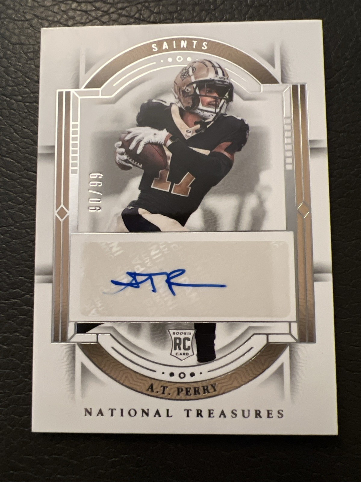 2023 NATIONAL TREASURES ROOKIE /99 AUTO AT PERRY SAINTS